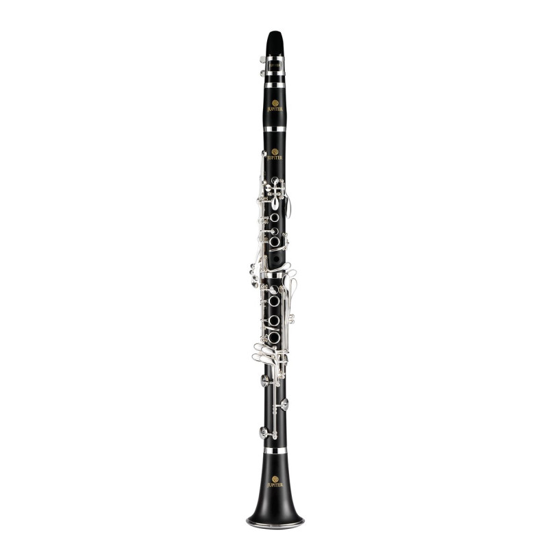 Jupiter JCL750SQ Bb Clarinet, Grenadilla, silver-plated