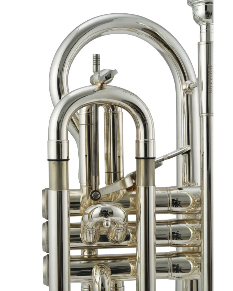 Jupiter JCR1100RSQ Bb cornet, Rose brass, silver-plated