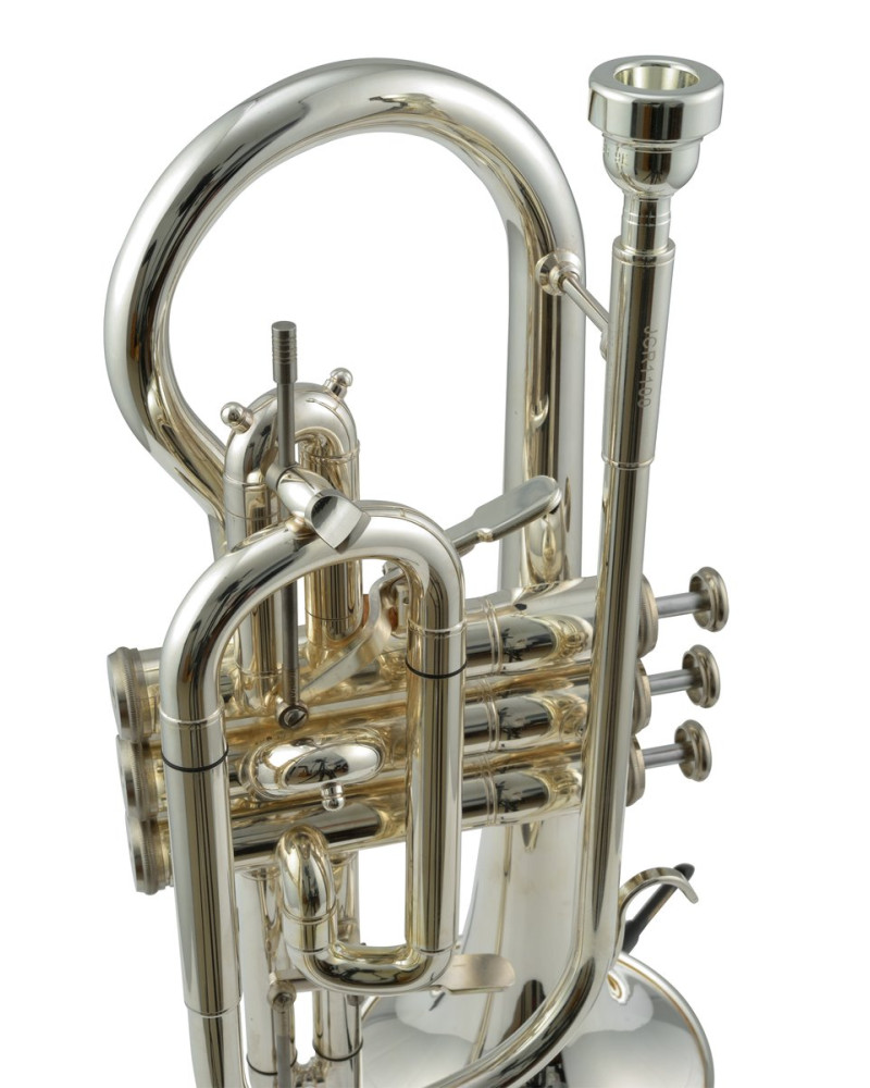 Jupiter JCR1100RSQ Bb cornet, Rose brass, silver-plated