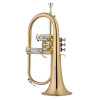 Jupiter JFH1100RQ Bb Flugelhorn, gold brass, lacquered