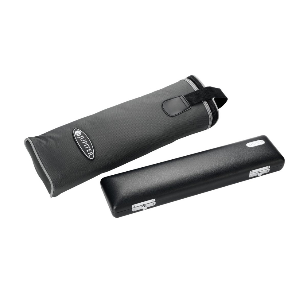 Jupiter JFL700EC-CBOX-EN Flute, E mechanism, Solid-silver riser, Concertbox, English