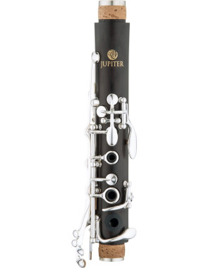 Jupiter JJCLC-750S Upper joint, grenadilla wood, w/posts/keys, silver-plated, for JCL750S