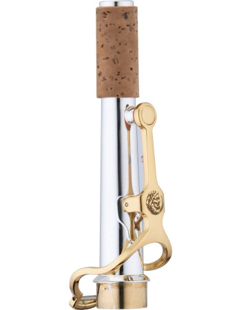 Jupiter JJSSN-1100SG Neck assy, Sona Pure, straight, silv.-pl./gold-lacq. key, for JSS1100SG