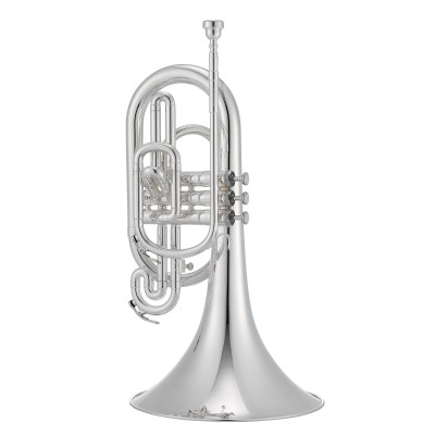 Jupiter JMP1000MN F Marching Mellophone, nickel-plated