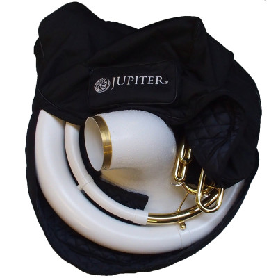 Jupiter JSP1000SB BBb Sousaphone, Fiberglass, silver-plated, Bag