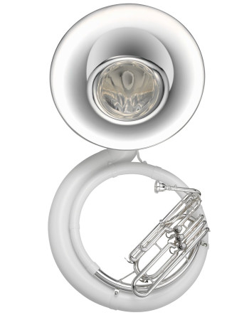 Jupiter JSP1010S BBb Sousaphone, Brass/Fiberglas silver-plated