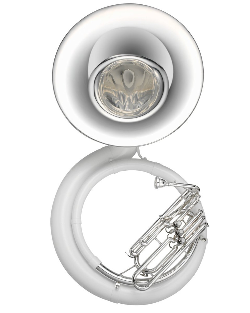 Jupiter JSP1010S BBb Sousaphone, Brass/Fiberglas silver-plated