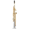 Jupiter JSS1100SGQ Bb Soprano Saxophone, Silver-plated body
