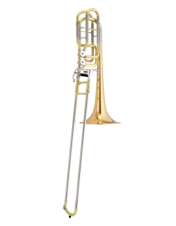 Jupiter JTB1180RQ Bb/F/Gb/D BassTrombone rosebrass, lacquered