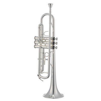 Jupiter JTR700RSQ Bb Trumpet, Rose brass, silver-plated