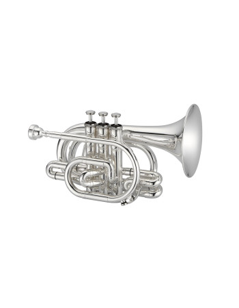 Jupiter JTR710SQ Bb Pocket Trumpet, silver-plated