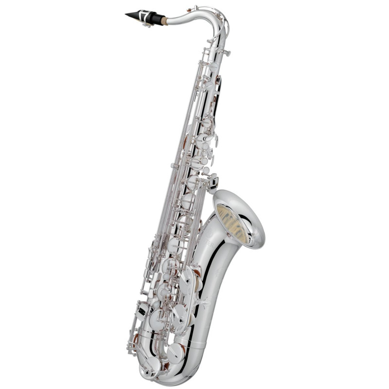 Jupiter JTS1100SQ Bb Tenor Saxophone, Body and keywork: silver-plated
