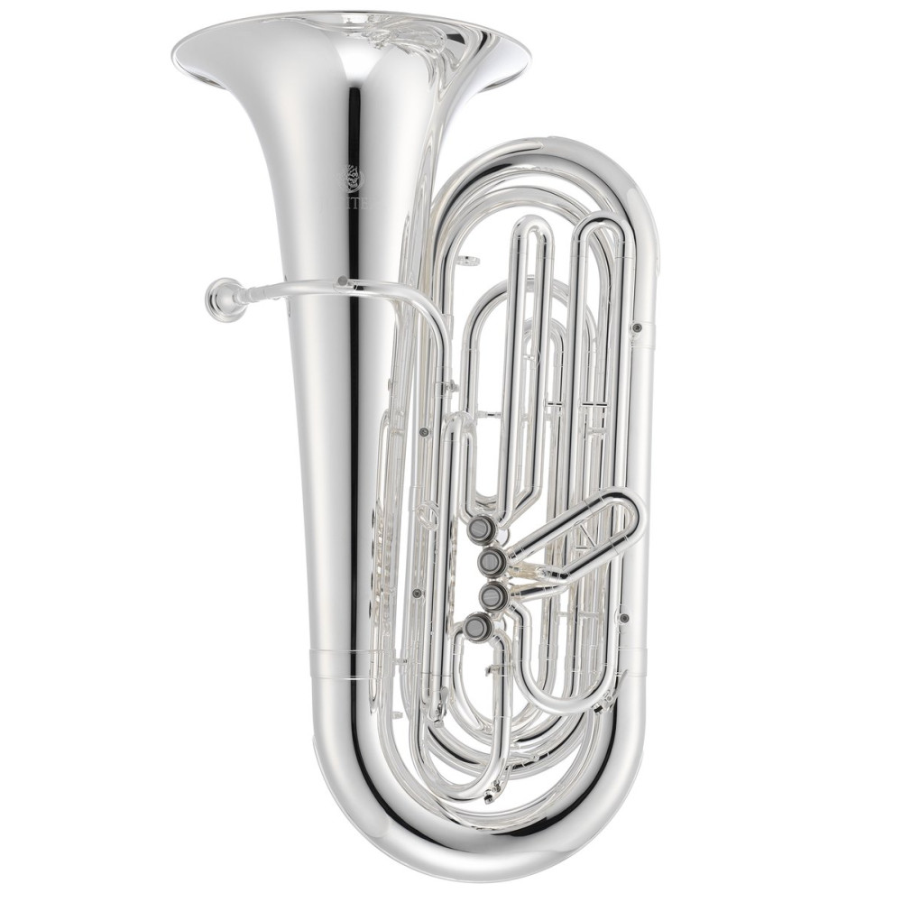 Jupiter JTU1010S BBb Tuba, 4/4, silver-plated, Front action, 4 valves