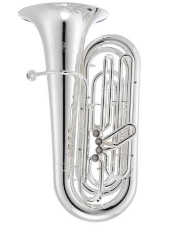 Jupiter JTU1010S BBb Tuba, 4/4, silver-plated, Front action, 4 valves