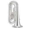 Jupiter JTU1030MS Bb Marching Tuba, 4/4, silver-plated