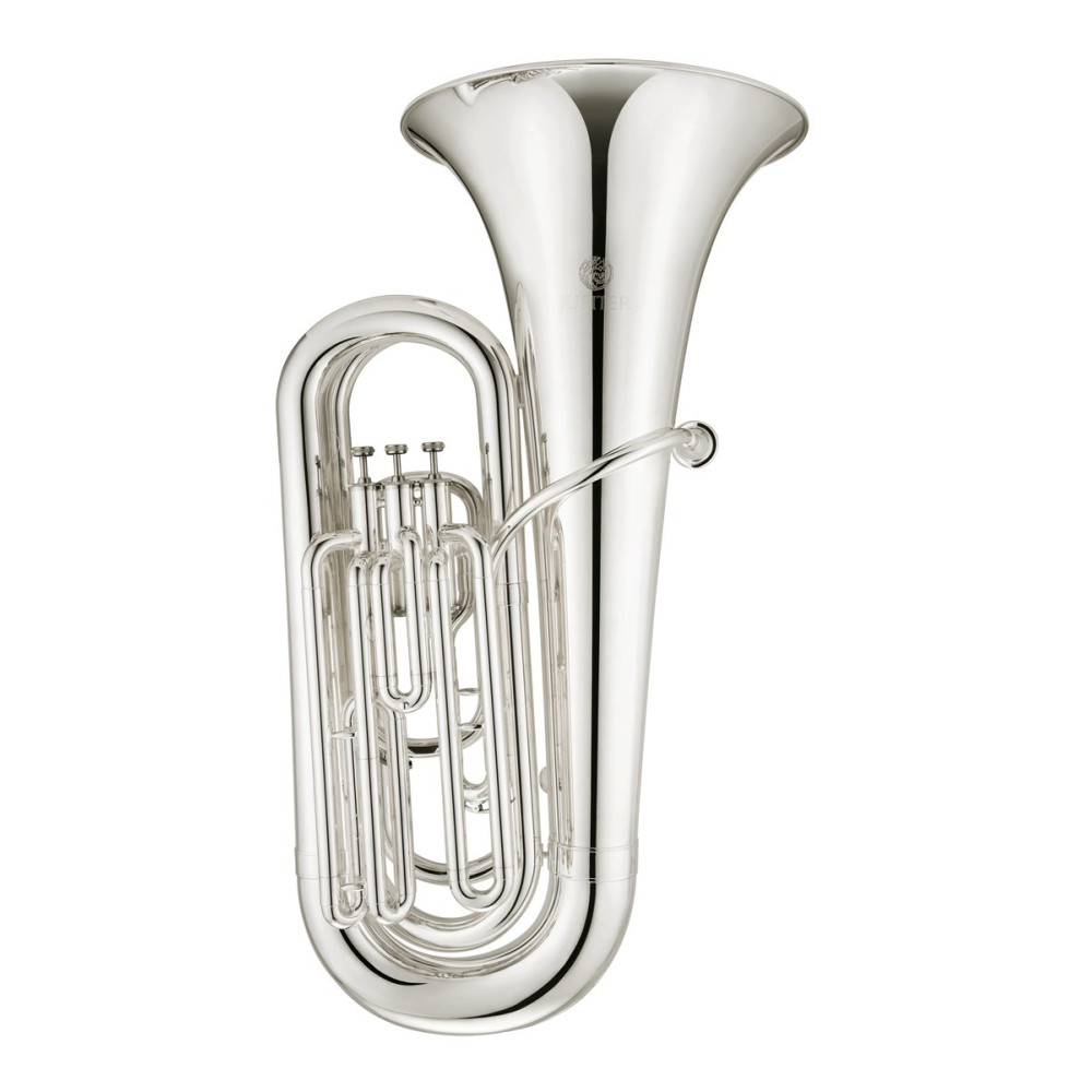 Jupiter JTU705S Bb Tuba, 3/4, silver-plated, 3 valves