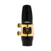 Jupiter JWM-ASK2 Mouthpiece, cap + gold-lacquered ligature, for Alto Saxophone