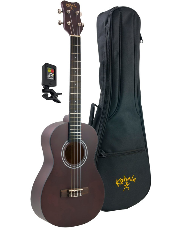 Kohala LKO-KPP-B Baritone Ukulele, Player Pack, tuner, bag