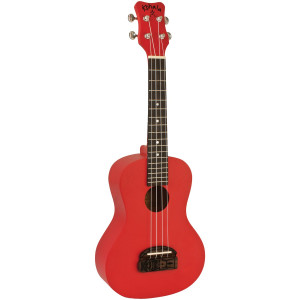 Kohala LKO-KT-CRD Concert Ukulele, Tiki Series, red
