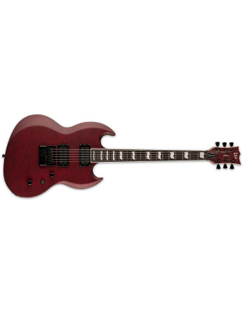 LTD LVIPER1000ETQMSTBCS VIPER-1000 EVERTUNE STBCS SEE THRU BLACK CHERRY