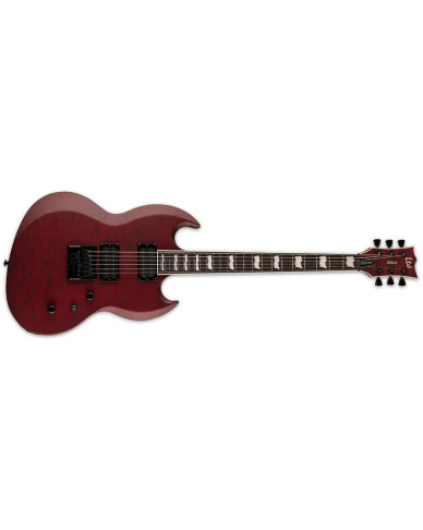 LTD LVIPER1000ETQMSTBCS VIPER-1000 EVERTUNE STBCS SEE THRU BLACK CHERRY