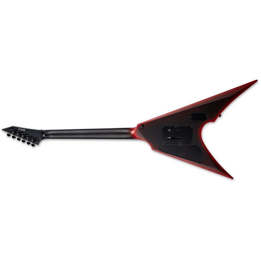 LTD Arrow Black Metal II Black Red Burst Satin