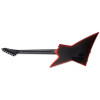 LTD EXL-7 Baritone Black Metal II Black Red Burst Satin