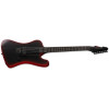 LTD Phoenix-7 Baritone Black Metal II Black Red Burst Satin
