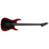 LTD M-6 EverTune 30 Black Metal II Black Red Burst Satin