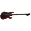 LTD M-6 EverTune 30 Black Metal II Black Red Burst Satin