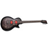 LTD BB-200 Baritone QM See Thru Black Sunburst Satin