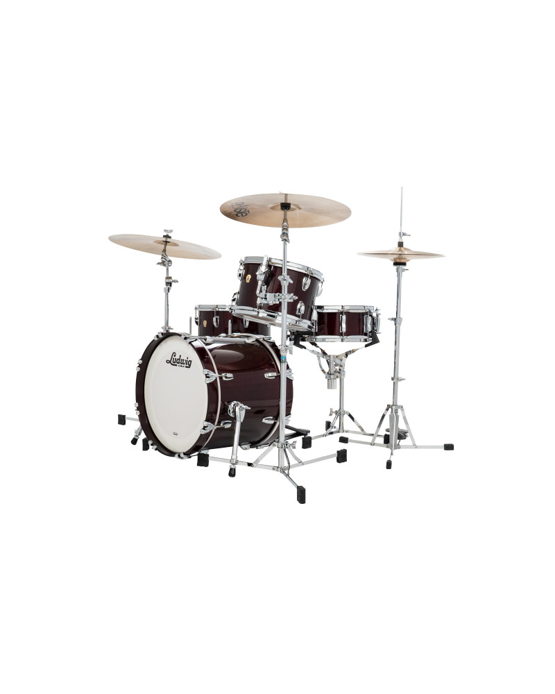 Ludwig L84433AX0LWC Classic Maple Pro Beat Cherry Stain