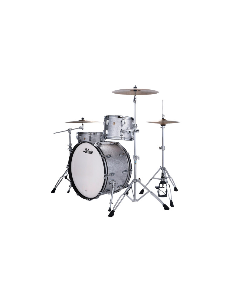 Ludwig L84433AX0SWC Classic Maple Pro Beat Silver Sparkle
