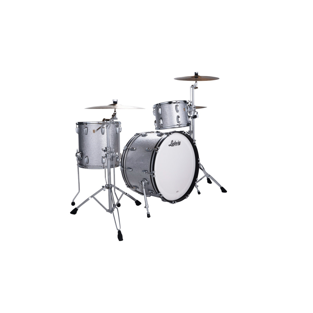 Ludwig L84433AX0SWC Classic Maple Pro Beat Silver Sparkle