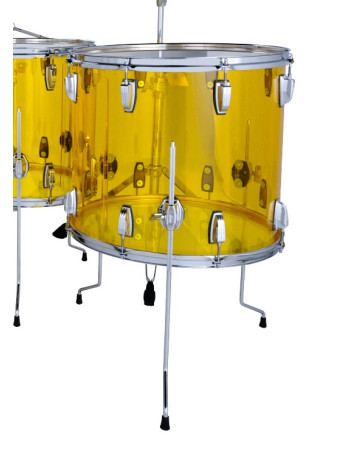 Ludwig LF944VXX56  14x14 Vistalite Floor Tom Yellow