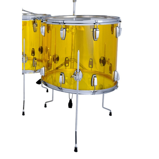 Ludwig LF944VXX56  14x14 Vistalite Floor Tom Yellow