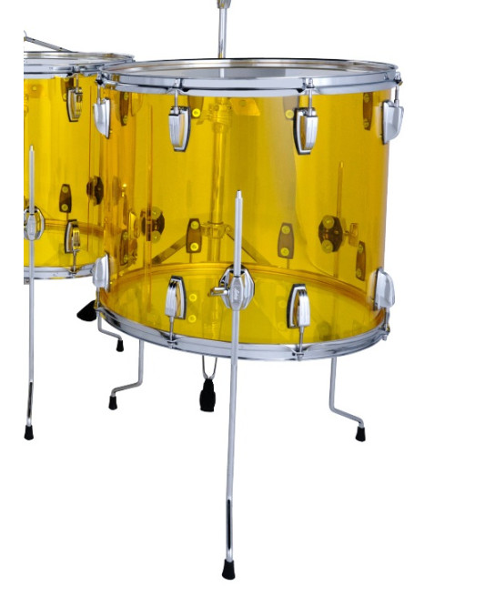 Ludwig LF944VXX56  14x14 Vistalite Floor Tom Yellow
