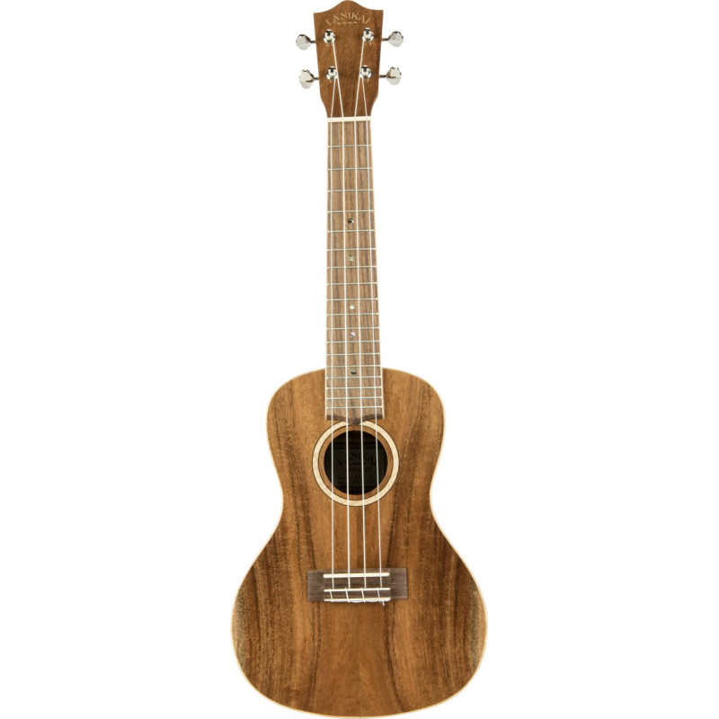 Lanikai LKUACS-C Concert Ukulele, All Solid Acacia Series, Softcase