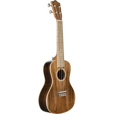 Lanikai LKUACS-C Concert Ukulele, All Solid Acacia Series, Softcase