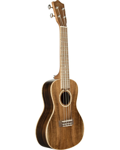 Lanikai LKUACS-C Concert Ukulele, All Solid Acacia Series, Softcase