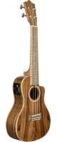 Lanikai LKUACS-CEC Concert Ukulele, All Solid Acacia Series, Cutaway, Preamp, Sof tcase