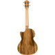 Lanikai LKUACS-CET Tenor Ukulele, All Solid Acacia Series, Cutaway, Preamp, Softc ase