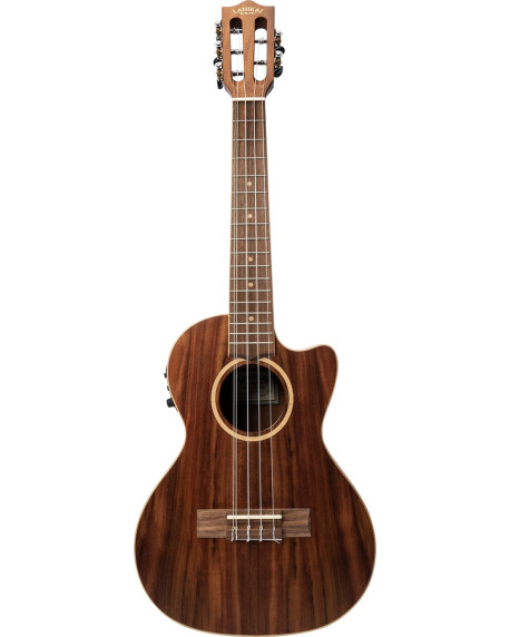Lanikai LKUACST-5CET Tenor Ukulele, Acacia Solid Top Series, 5 String, Low/High G, Gigbag