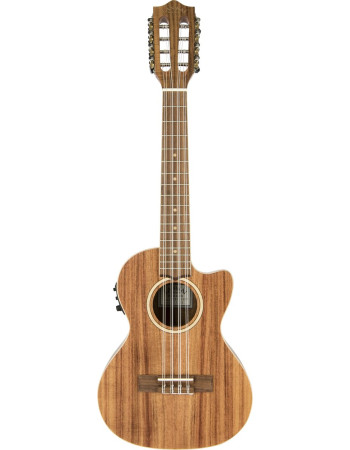 Lanikai LKUACST-8CET Tenor Ukulele, Acacia Solid Top Series, 8 String, Gigbag