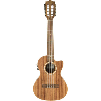 Lanikai LKUACST-8CET Tenor Ukulele, Acacia Solid Top Series, 8 String, Gigbag