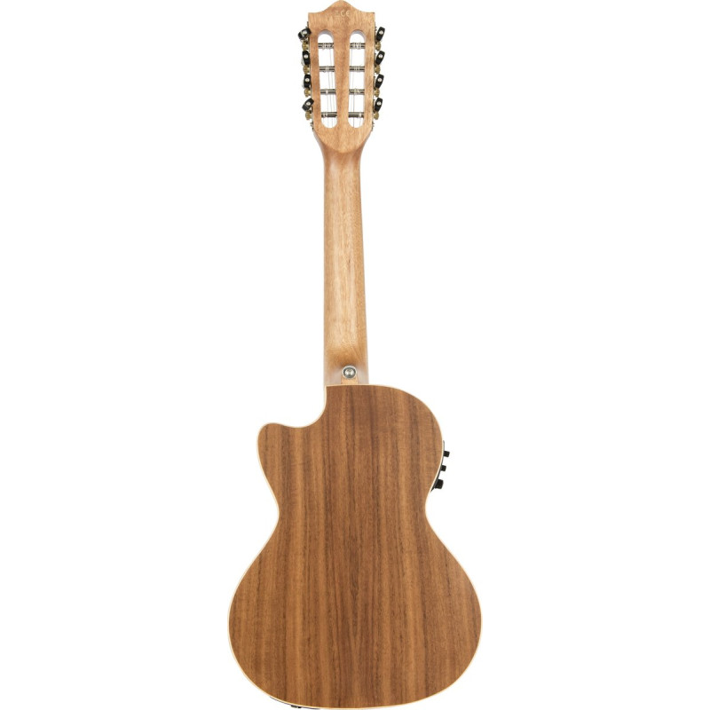 Lanikai LKUACST-8CET Tenor Ukulele, Acacia Solid Top Series, 8 String, Gigbag