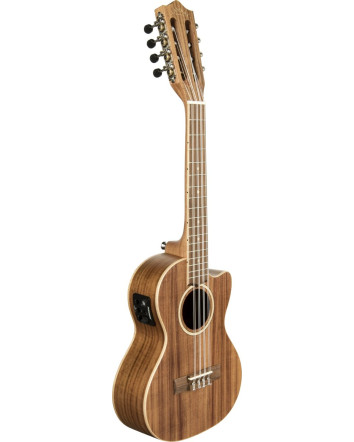 Lanikai LKUACST-8CET Tenor Ukulele, Acacia Solid Top Series, 8 String, Gigbag