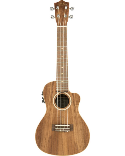 Lanikai LKUACST-CEC Concert Ukulele, Acacia Solid Top Series, Cutaway, Preamp, Gig bag