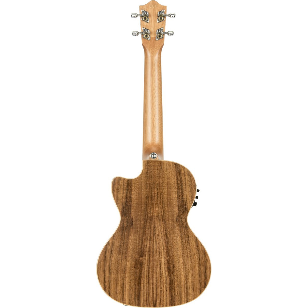 Lanikai LKUACST-CET Tenor Ukulele, Acacia Solid Top Series, Cutaway, Preamp, Gigba g