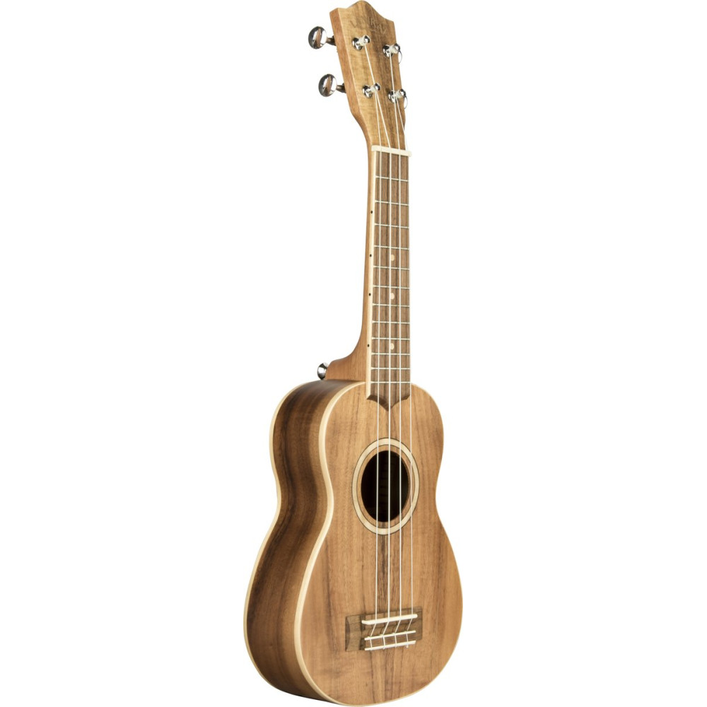 Lanikai LKUACST-S Soprano Ukulele, Acacia Solid Top Series, Gigbag